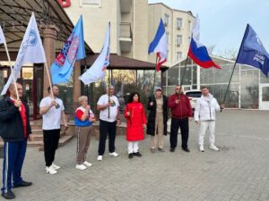 Сегодня 31 января в Евпатории встретили торжественный огонь Олимпиады народов мира